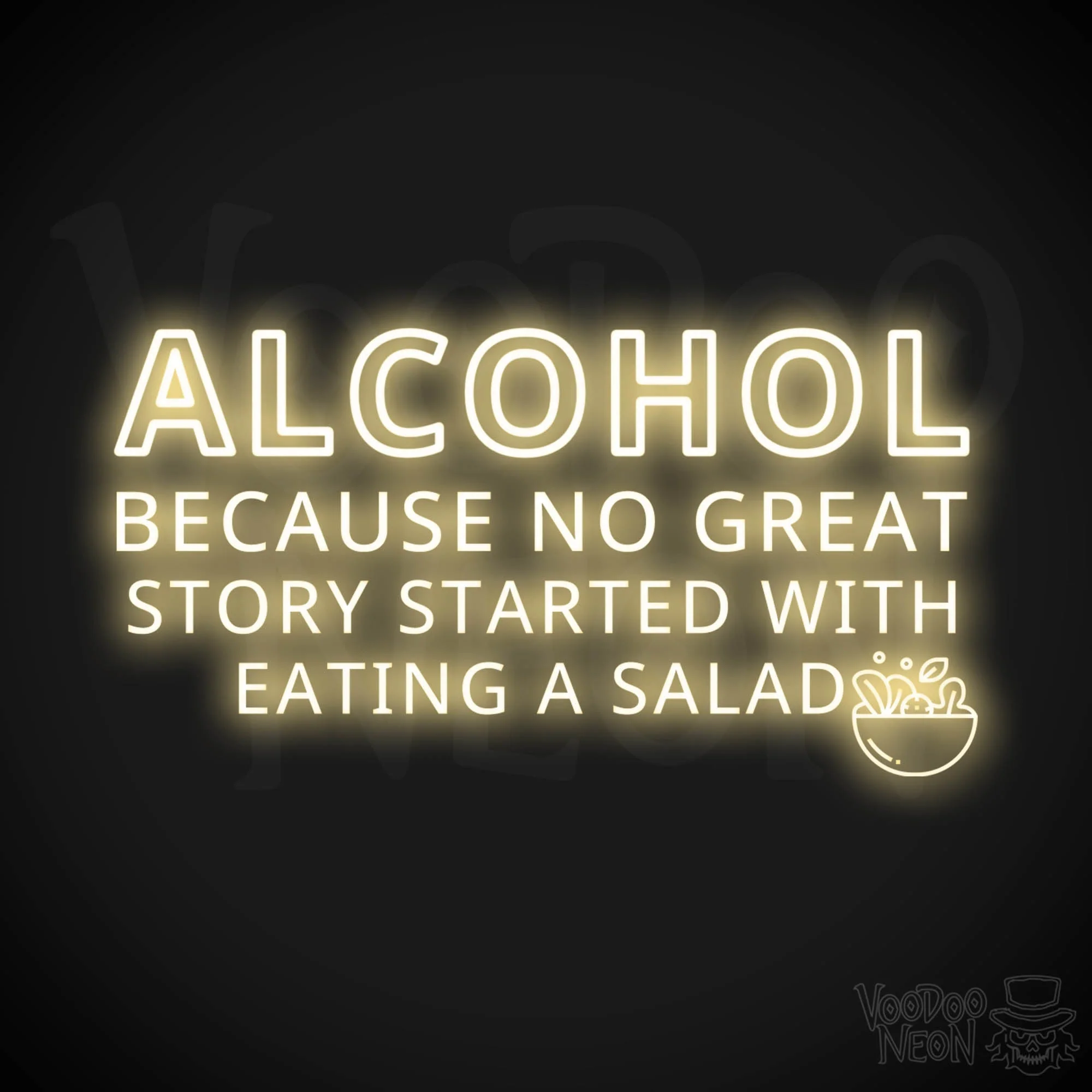 Alcohol Because No Great Story Started With Eating A Salad - Image 3