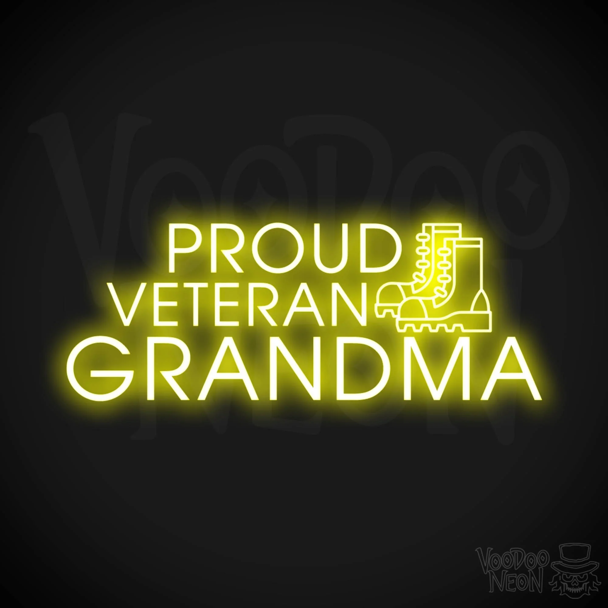 Proud Veteran Grandma - Image 4