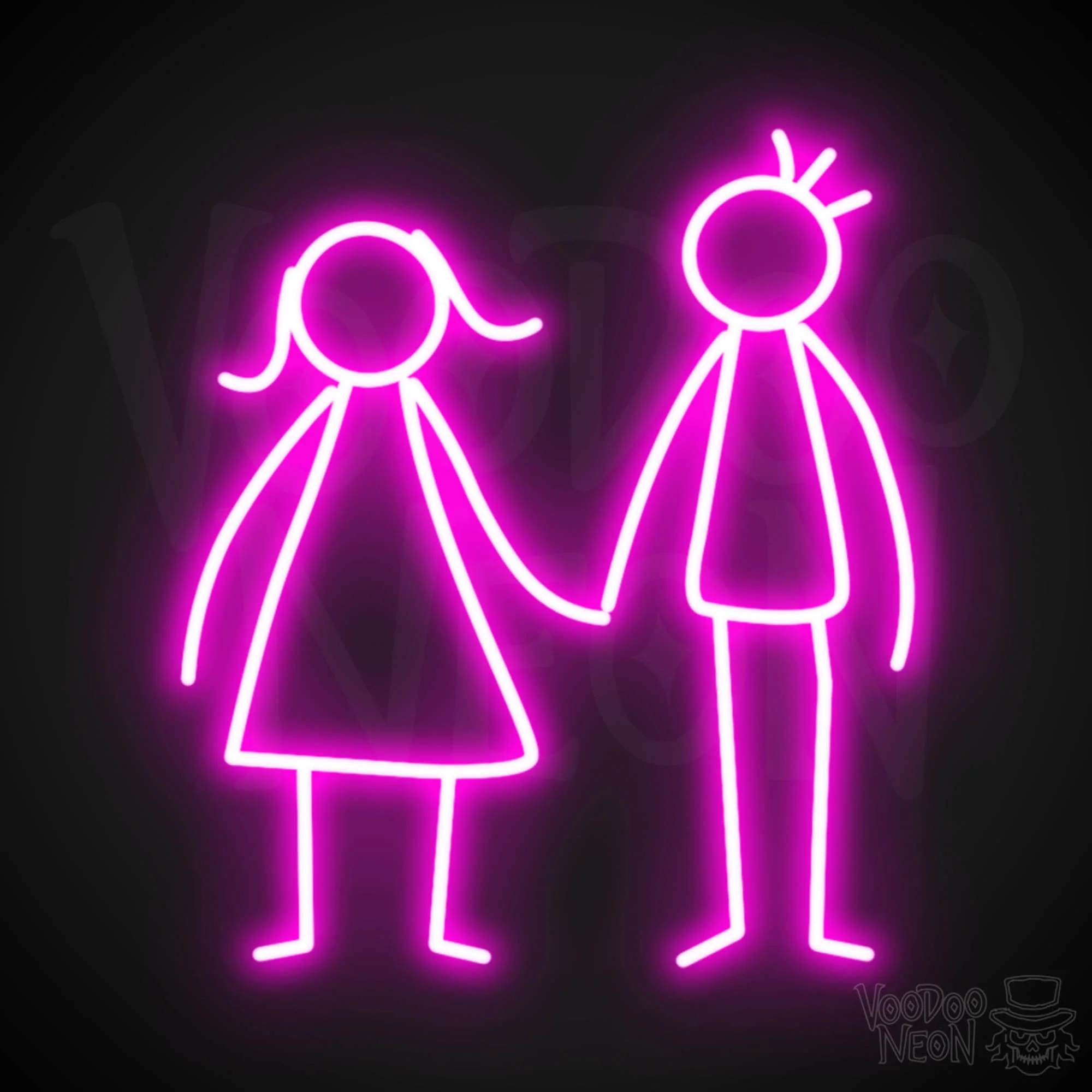 Stick Figures Holding Hands - Image 8